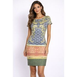 Clover Canyon Printed Short Sleeve Dress S